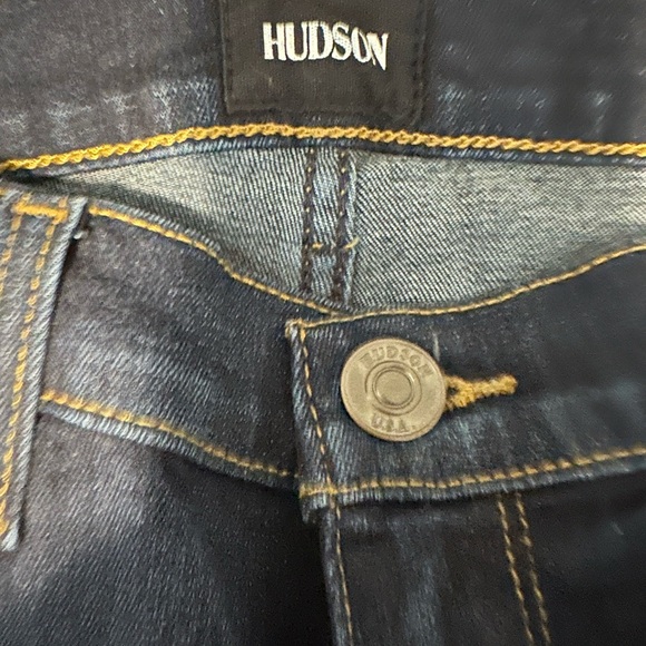 HUDSON Skinny Jeans. Size 25. EUC. Dark Wash. - Picture 6 of 8